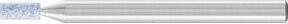 PFERD TOOLS TOUGH Schleifstift Zylinder CO100 für schwer zerspanbare Werkstoffe, Durchmesser: 2 mm, Länge: 5 mm, Schaft-Durchmesser: 3 mm, Farbe: Grau - Bild 1
