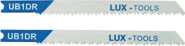 LUX-TOOLS Stichsägeblatt für Laminat aus Bimetall mit U-Schaft, Farbe: Silber - Bild 1