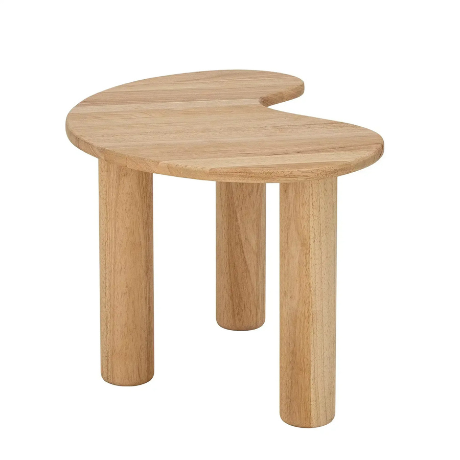 Bloomingville Couchtisch Luppa aus Rubberwood in Nature, Oval, B/T/H: 65 x 40 x 44 cm - Bild 1