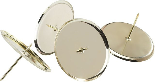 Othmar Decorations Kerzenhalter Classic-Big mit Stecker in Goldfarben aus Metall - Bild 1