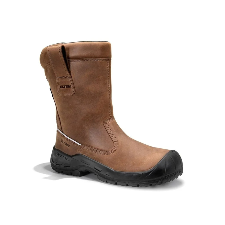 Elten Sicherheitsschlupfstiefel Gavin GTX aus Nubukleder in Braun, S3S, ESD, Größe 38 - Bild 2