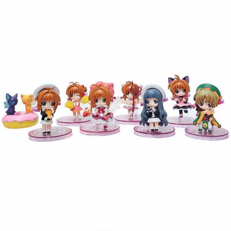 Fashnics Card Captor Sakura Actionfigur Vinyl 8-teiliges Set - Bild 3