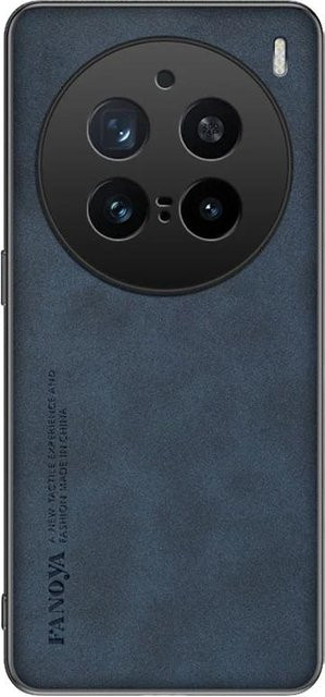 Vivo X200 Pro X200 5G Schutzhülle aus mattiertem PU-Leder in Blau - Bild 1