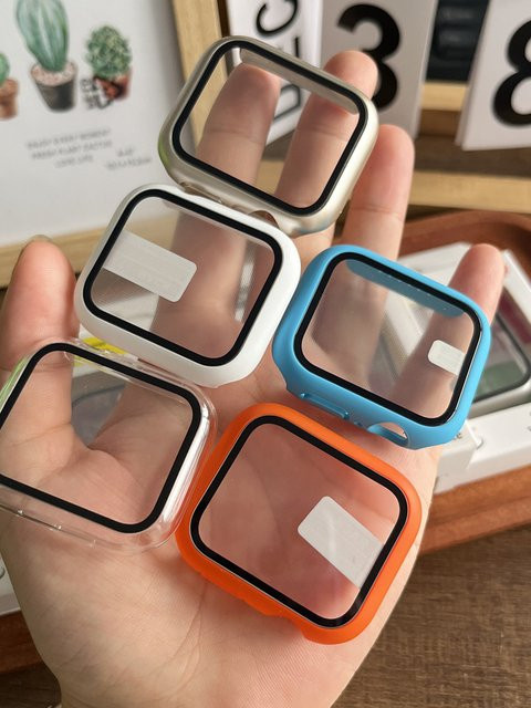 Displayschutzfolie für Apple Watch Serie 11 10, gehärtetes Glas, matt, 42 mm, 46 mm - Bild 1