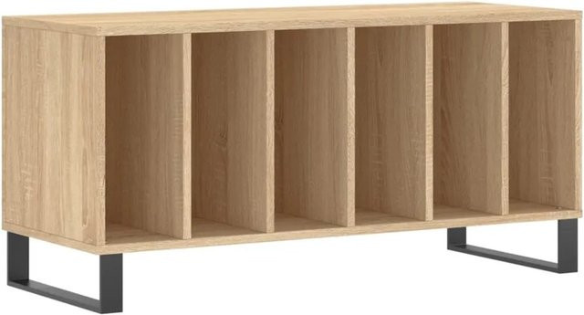 vidaXL Plattenschrank Sonoma-Eiche in Braun, B/T/H: 100 x 38 x 48 cm - Bild 1