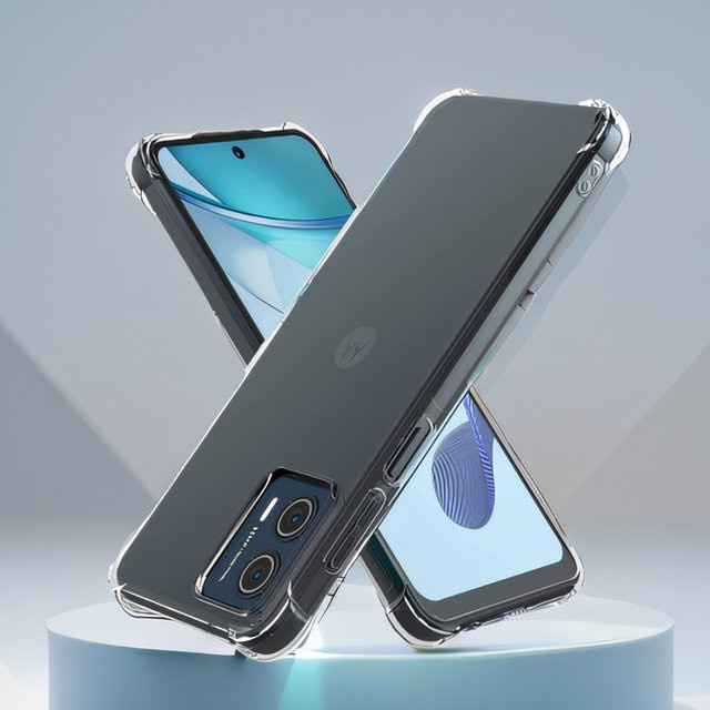 Stoßfeste und transparente Handyhülle für Motorola Moto G24 G34 G04 G14 G54 5G G84 5G G13 G23 G53 G73 aus Slim TPU - Bild 1