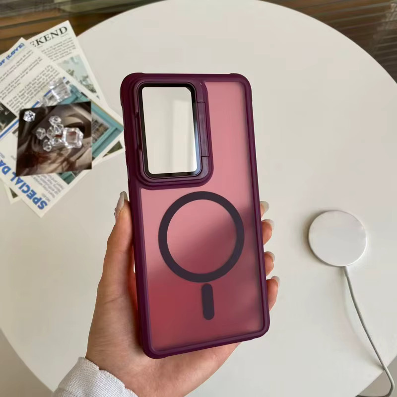 Transparente Panzer-Handyhülle mit magnetischer Kamera-Abdeckung für Samsung Galaxy S26 S25 S24 S23 Plus Ultra FE - Bild 2