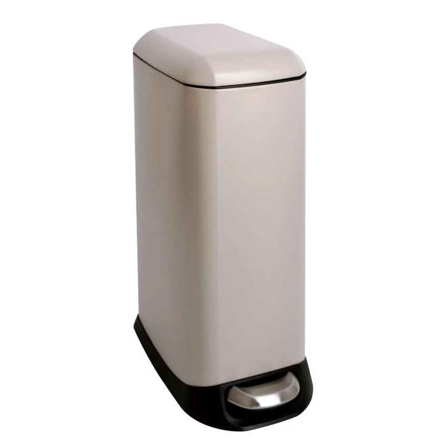 Svita TS20 Treteimer Mülleimer mit Inneneimer und Soft-Close in Beige, Volumen: 20 l, H: 42,0 cm, B: 23,5 cm, T: 3,0 cm - Bild 2