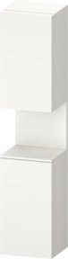 Duravit Hochschrank Qatego in Weiß Matt mit LED-Beleuchtung und 2 Türen, B/T/H: 40 x 36 x 176 cm - Bild 1