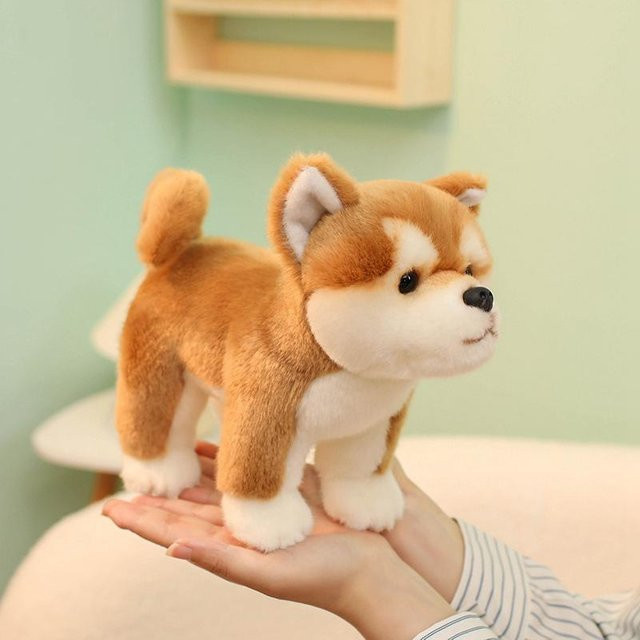 GDzaccly Shiba Inu Plüschtier Stehende Haltung 25cm - Bild 1