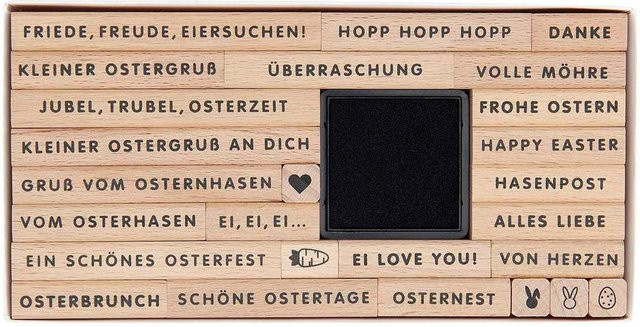 XL Stempel-Set Frohe Ostern - Bild 1