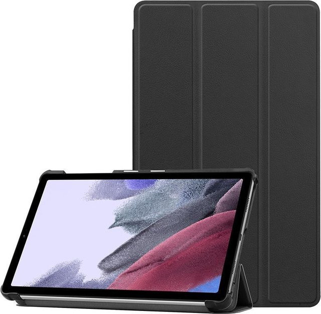 eSTUFF Flip-Hülle für Samsung Galaxy Tab A7 Lite in Schwarz aus Polyurethan und Polycarbonat - Bild 1