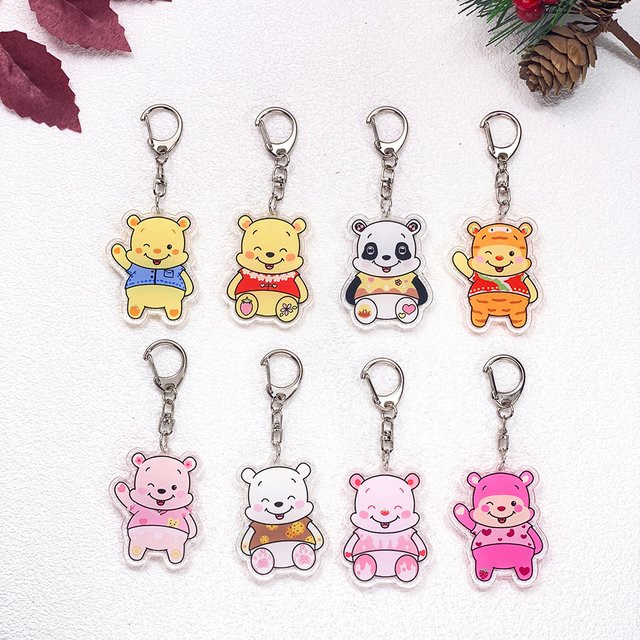 Disney Schlüsselanhänger Winnie the Pooh, Acryl, Bunt, Unisex - Bild 1