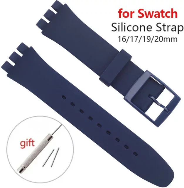 HQstrap Uhrenarmband Silikon, Unisex, 16/17/19/20 mm - Bild 1