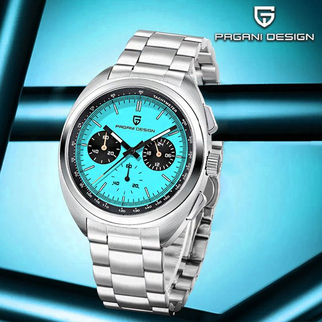 Pagani Design Chronograph, Quarz, Edelstahl, Saphirglas, Herren - Bild 1