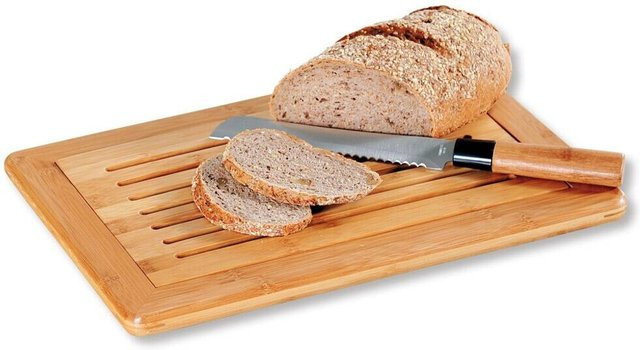 Kesper Schneidebrett aus Bambus in Braun, B/H/L: 28 x 42 x 2 cm - Bild 1