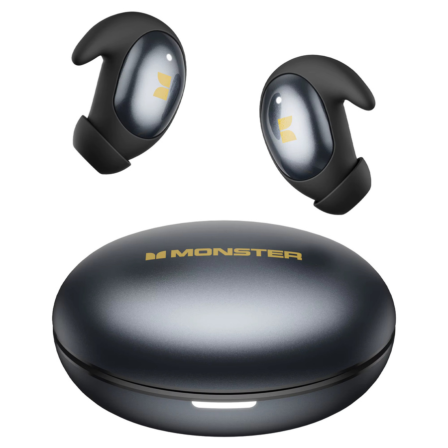 Monster Passive Geräuschunterdrückende Schlaf-Ohrhörer Bluetooth 6.0 TWS Kabellose Kopfhörer Schwarz - Bild 6