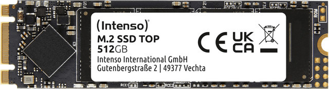 Intenso Top Performance Interne M.2 SATA SSD 512 GB, Schwarz - Bild 4