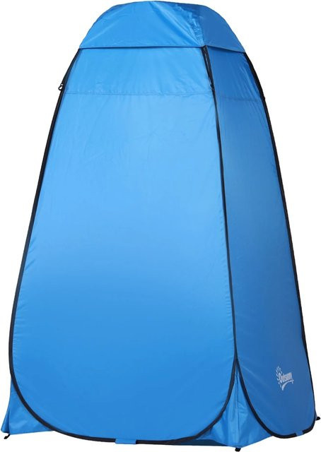 Outsunny Pop-up Wurfzelt für 1 Person aus Polyester Oxford in Blau, B/T/H: 120 x 120 x 190 cm - Bild 1