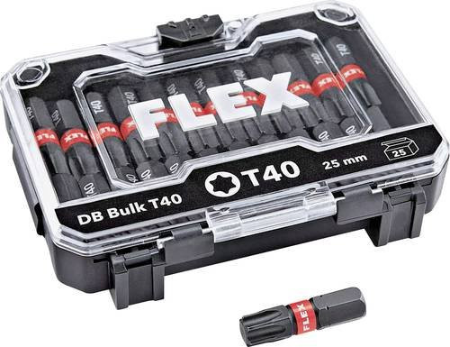 Flex DB Bulk T40 530493 Bit-Set in Schwarz - Bild 1
