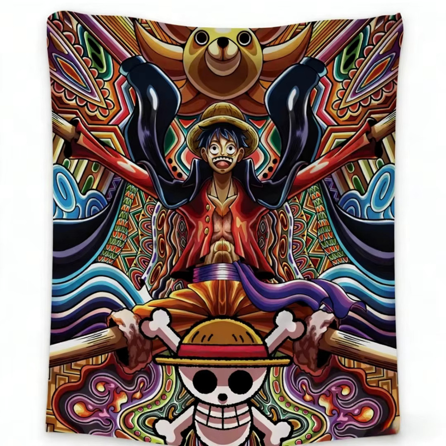 Bandai Luffy Wandteppich aus Textil in Multicolour als dekoratives Wandbanner - Bild 2