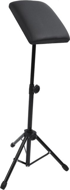 Aimo Tragbarer Stativ-Armlehnenständer aus PU-Leder in Schwarz, Höhenverstellbar - Bild 1