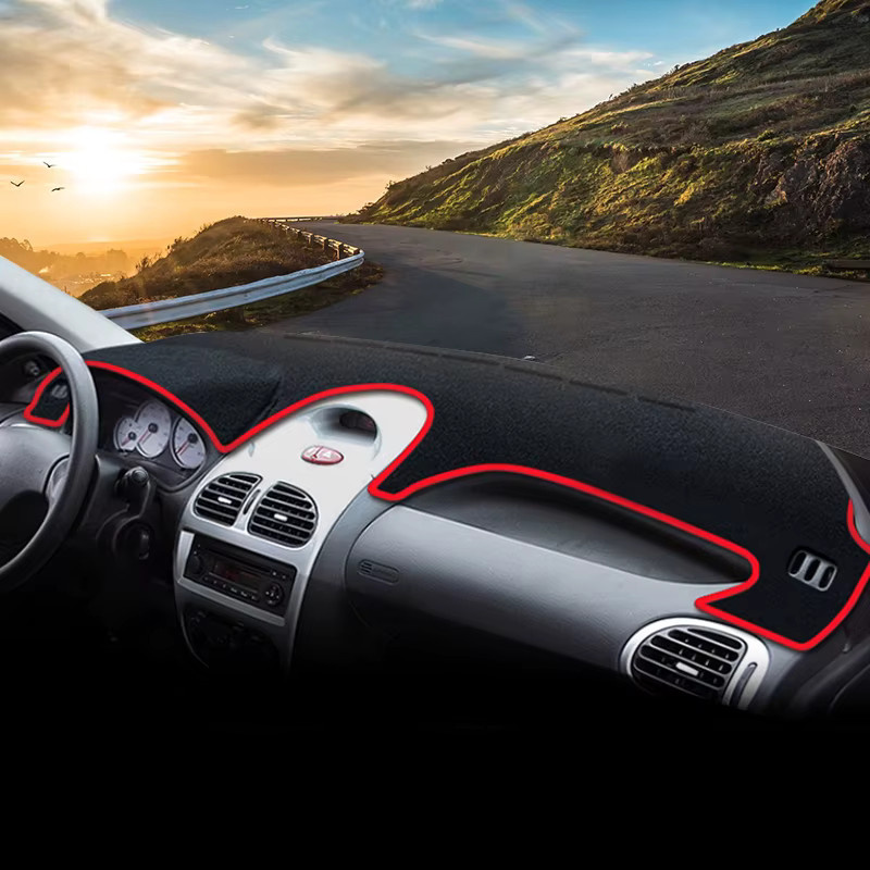 YaLumei Dashboard Sonnenschutz Abdeckung für Peugeot 206 CC und 206 SW in Schwarz - Bild 4