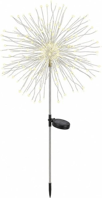 Salcar LED Solar Feuerwerkleuchten Set aus 2 Stück für den Garten in Warmweiß - Bild 1