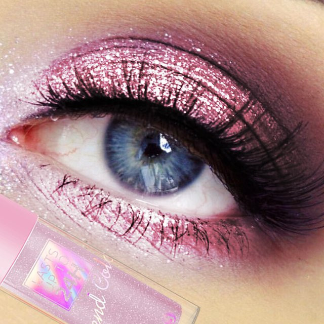 MCD Glitzer-Lidschatten Metallic, 6 Farben, Rosa Blau, Unisex - Bild 1