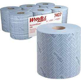 Wypall Wischtuch L-10 EXTRA + Zentralentnahme RCS aus Airflexmaterial, 2400 Tücher, 1-lagig, blau - Bild 1