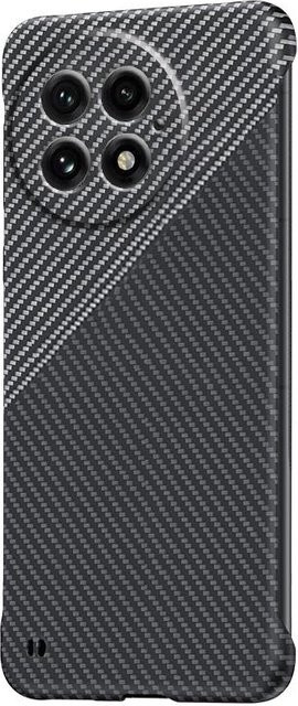 OnePlus 13 Handyhülle mit Linsenschutz aus Carbonfaser in Schwarz - Bild 1