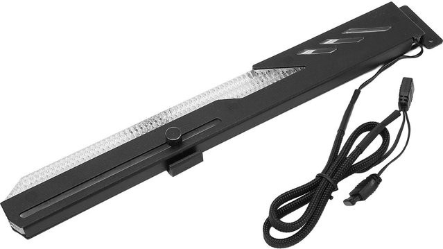 Meterk GPU-Halterung ARGB schiebbar und verstellbar für Desktop, Grau - Bild 1