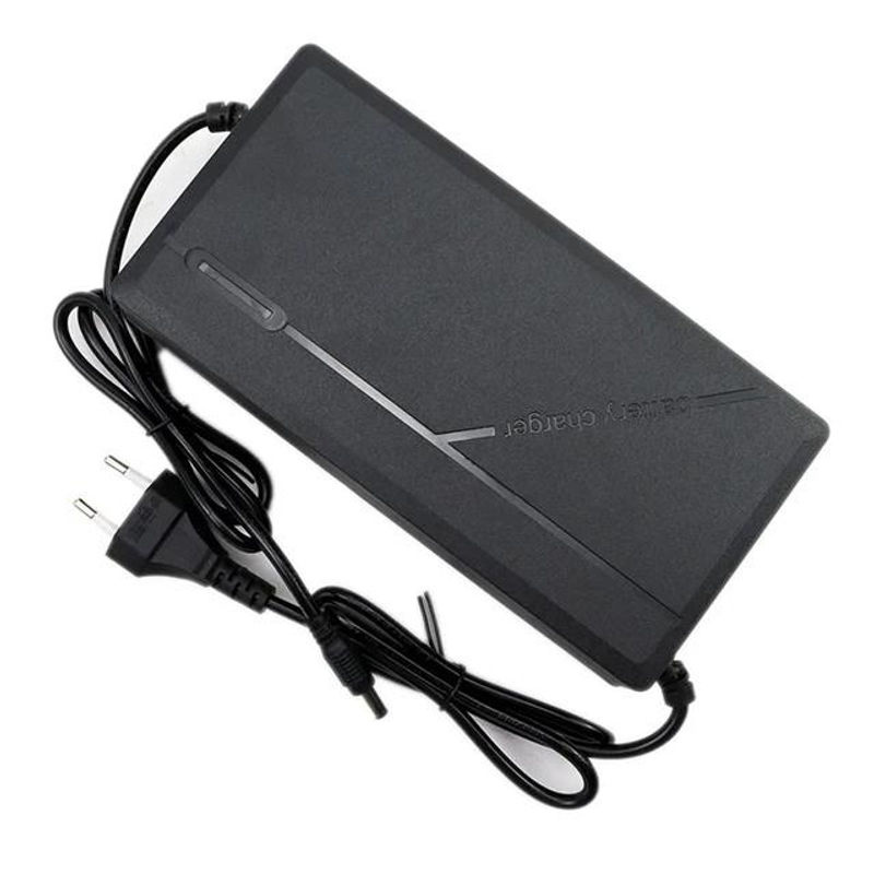 MAOZUA01 Intelligentes Lithium-Ionen Akku-Pack Ladegerät mit Lüfter und EU-Stecker, Schwarz - Bild 7
