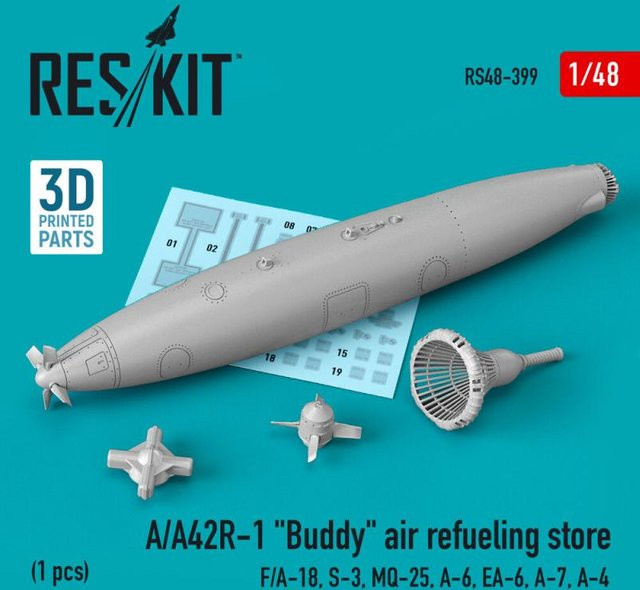 ResKit Models A/A42R-1 Buddy air refueling store, 1-teiliges Set, 1:48 - Bild 1