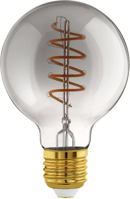Eglo LED Leuchtmittel E27 Globeform in Transparent mit 4 W und 2.000 K Warmweiß - Bild 1