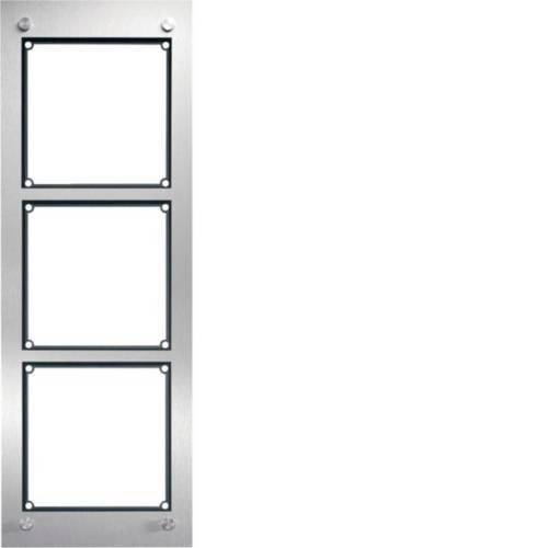 Hager REM103X Rahmen aus Edelstahl in Silber - Bild 1