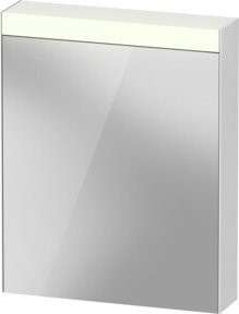 Duravit Uni Spiegelschrank mit LED-Beleuchtung und Steckdoseneinheit, Weiß, B/T/H: 61 x 14,8 x 76 cm - Bild 1