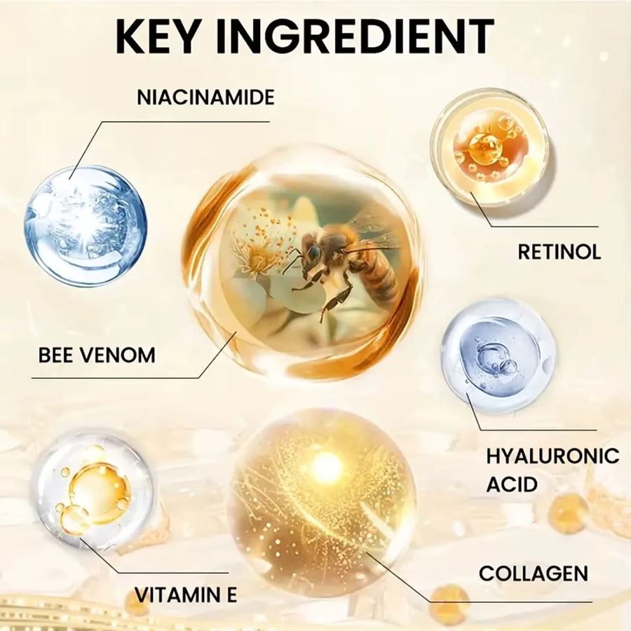 Water Ice Levin Bee Venom Instant Facial Lifting Cream, mit Hyaluronsäure - Bild 3