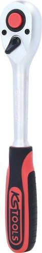 KS Tools 912.1290 Umschaltknarre 1/2 Zoll in Silber aus Chrom-Vanadium, Länge: 250,0 mm - Bild 1