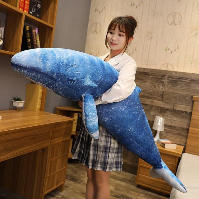Binchi Keji Travel Blauwal Plüschpuppe, Meerestiere, 130cm, ab 12 Jahren - Bild 1