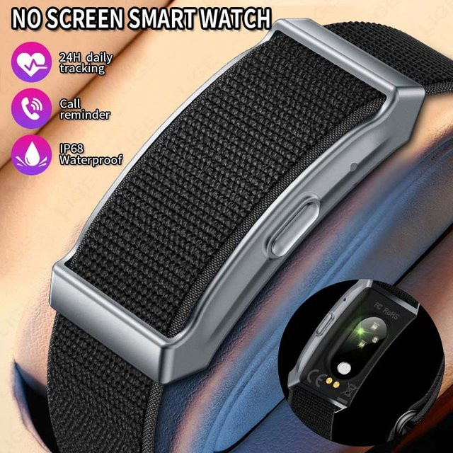 LIGE Smartwatch für Herren in Schwarz mit Herzfrequenzmessung, HRV, Schrittzähler und Anruf-Erinnerung, IP68 wasserfest, kompatibel mit Android und iOS - Bild 1