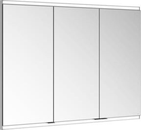 Keuco Spiegelschrank Royal Modular 2.0 mit 3 Drehtüren, LED-Beleuchtung und Sensor-Schalter, Weiß/Silber, B/H/T: 105,0 x 70,0 x 12,0 cm - Bild 1