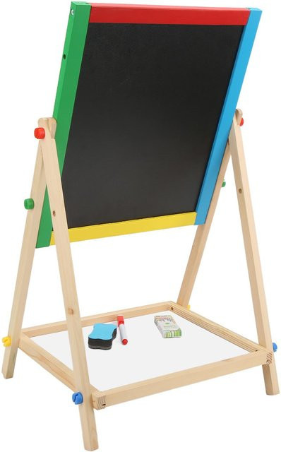 aimo Staffelei Kinder, Holz, Zwei in Eins, Doppelseitiges Zeichenbrett - Bild 1