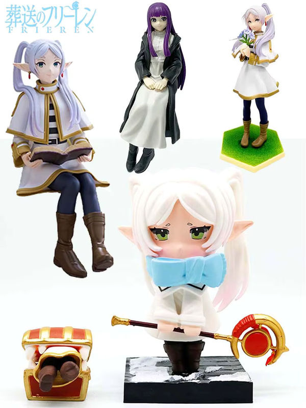 Bandai Anime Frieren Actionfigur aus PVC, mehrfarbiges Sammlerstück als Desktop-Ornament, Höhe: 17 cm - Bild 5