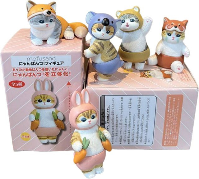 Potdemiel Mofusand Katze Action Figur, Einzelfigur, Bunt / Mehrfarbig - Bild 1