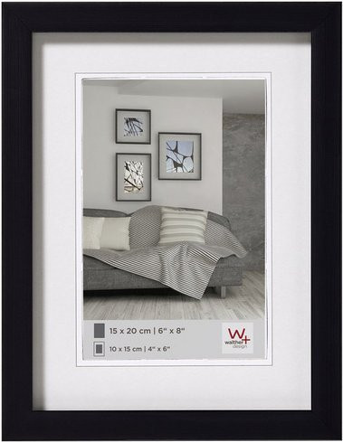 Walther Design Construction Bilderrahmen in Schwarz, B/H: 30 x 40 cm - Bild 1
