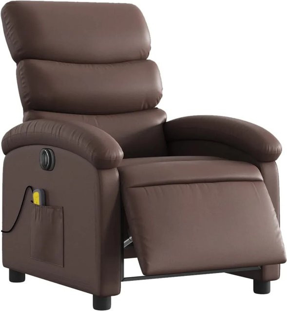 vidaXL Massagesessel Elektrisch Modell 6 in Braun aus Kunstleder - Bild 1