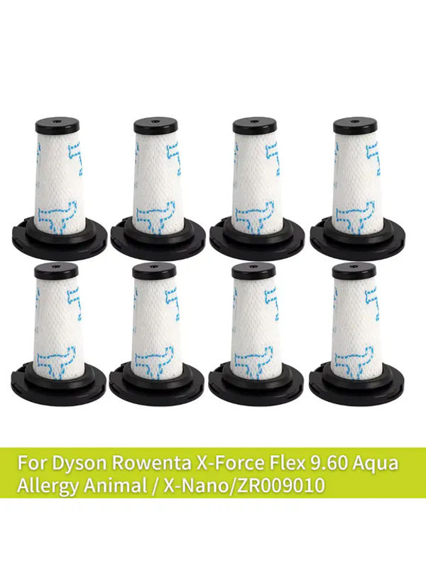 Wiederverwendbarer HEPA-Vorfilter für Rowenta X-Force Flex 9.60 Aqua Allergy Animal und X-Nano, weiß, Kunststoff, passend für ZR009010 - Bild 7