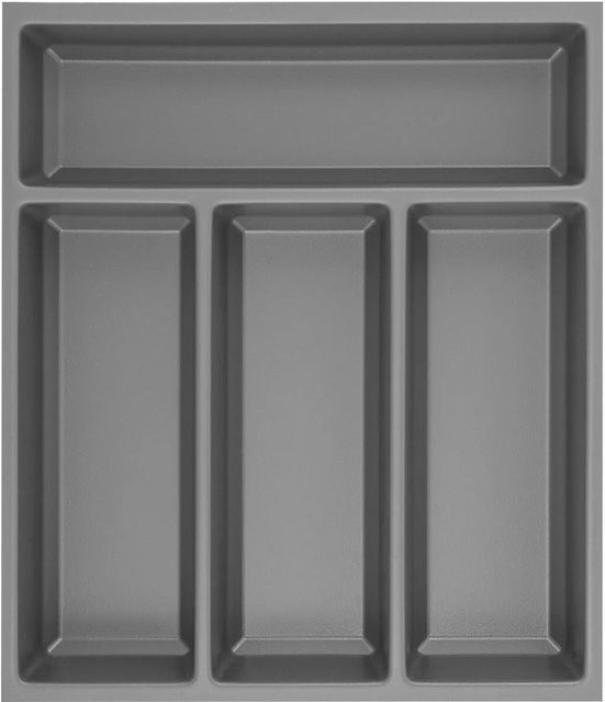 Agoform Besteck-Organizer Sky Schubladen-Einsatz aus Kunststoff in Schiefergrau B/T/H: 32,0 x 5,3 x 37,3 cm - Bild 1
