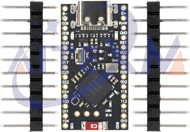 AITEXM ROBOT NRF52840 Entwicklungsboard kompatibel mit nRF52840 Nano V5.0 Bluetooth mit Lade-Management in Schwarz - Bild 1
